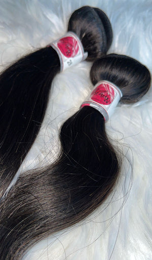 HAIR EXTENSIONS 100% VIRGIN HUMAN HAIR BODY WAVE